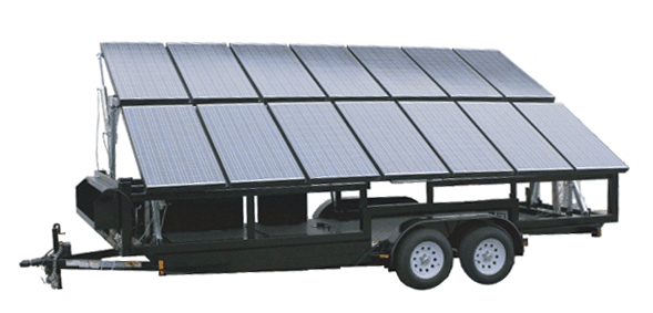 mobile solar power güneş enerjili romork