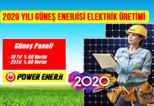 2020 güneş paneli fiyatı, güneş enerjisi elektrik üretimi maliyeti