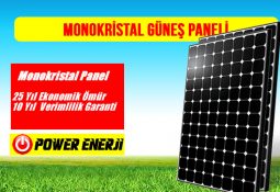 monokristal güneş paneli fiyatlarını ve monokristal güneş paneli özellikleri