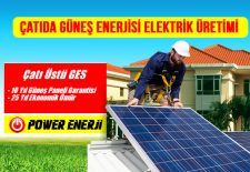Bina Çatı Cephelerinde Güneş Paneli ile Güneş Enerjisi Elektrik Üretimi Aylık Mahsuplaşma
