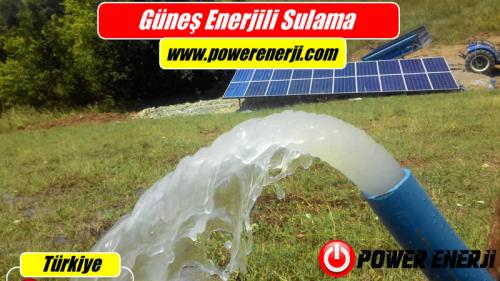 güneş enerjili sulama sistemi